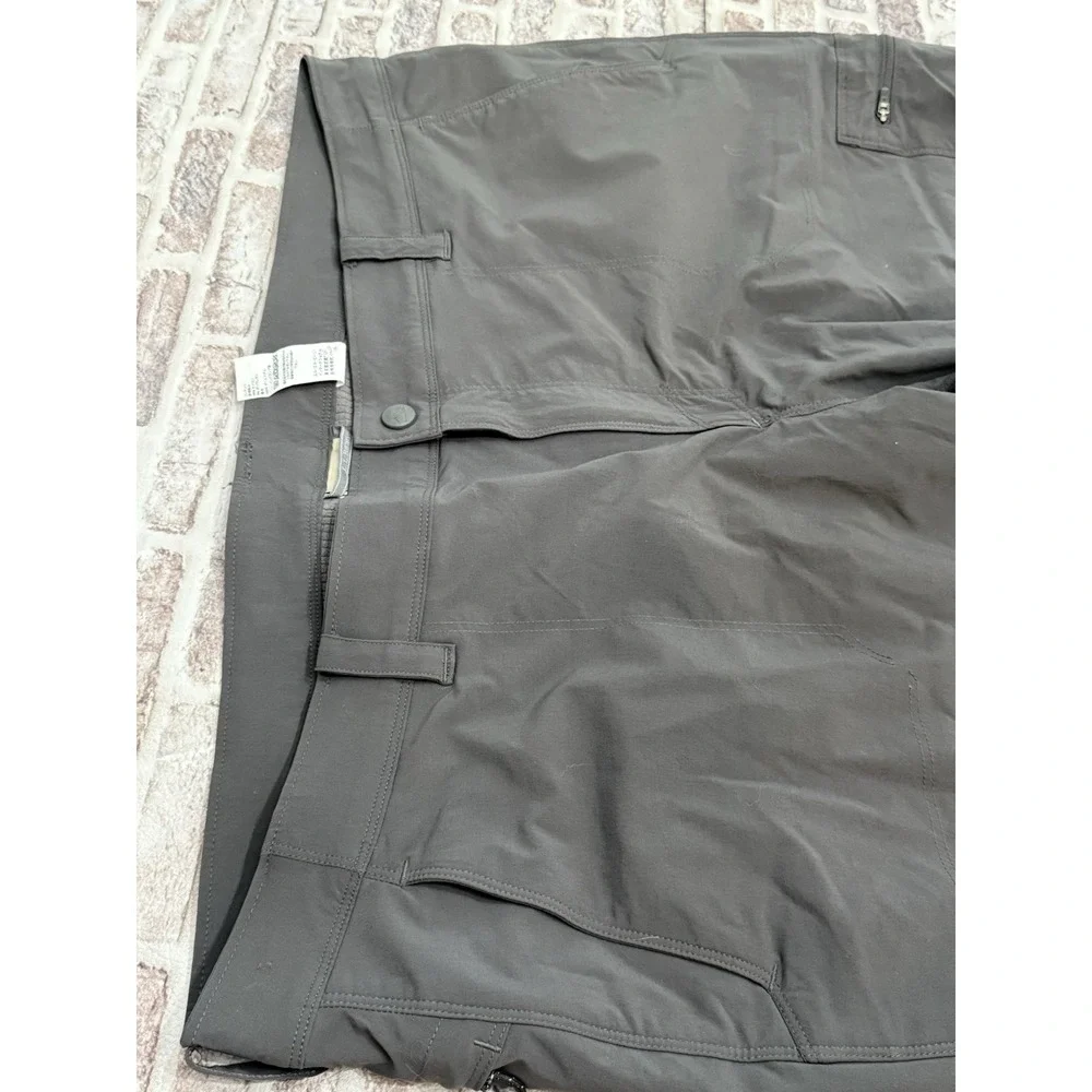 L.L. Bean Pants Mens 42x29 Gray Cresta Fleece Lined Cargo Gorpcore 508240 Hiking